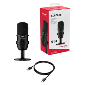Мікрофон HyperX SoloCast (HMIS1X-XX-BK/G) Мікрофон HyperX SoloCast (HMIS1X-XX-BK/G)
