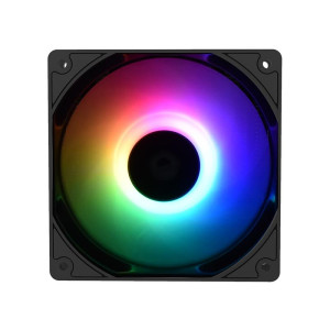 Вентилятор ID-Cooling DF-12025-ARGB-XT, 120x120x25мм, 3-pin/4-pin PWM, чорний з білим Вентилятор ID-Cooling DF-12025-ARGB-XT, 120x120x25мм, 3-pin/4-pin PWM, чорний з білим