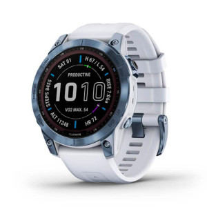 Смарт-часы Garmin Fenix 7 Sapphire Solar Mineral Blue DLC Titanium with Whitestone Band (010-02540-24) Смарт-часы Garmin Fenix 7 Sapphire Solar Mineral Blue DLC Titanium with Whitestone Band (010-02540-24)