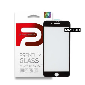 Защитное стекло Armorstandart Pro для Apple iPhone SE 2020/8/7 Black, 0.33mm, 3D (ARM55364-GP3D-BK)