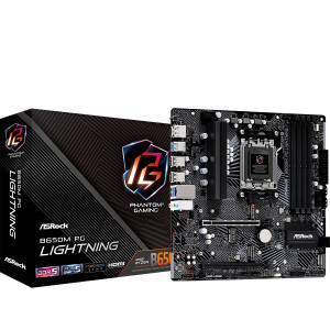Материнская плата ASRock B650M PG Lightning Socket AM5 Материнская плата ASRock B650M PG Lightning Socket AM5