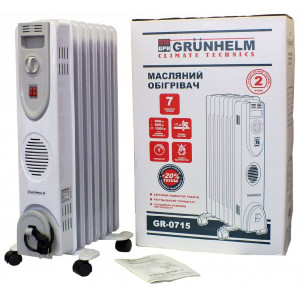 Масляний радіатор Grunhelm GR-0715 Масляний радіатор Grunhelm GR-0715