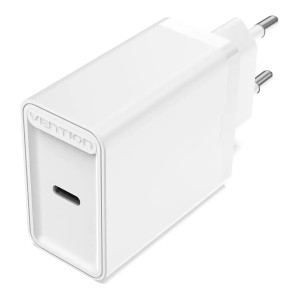 Сетевое зарядное устройство для Vention USB Type C + QC4.0 (20W) White (FADW0-EU) Сетевое зарядное устройство для Vention USB Type C + QC4.0 (20W) White (FADW0-EU)
