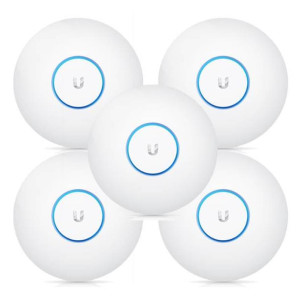 Точка доступу Ubiquiti UniFi UAP-AC-PRO-5 5-pack(AC1750, 22dBm, 2xGE PoE, нет адаптеров питания) Точка доступу Ubiquiti UniFi UAP-AC-PRO-5 5-pack(AC1750, 22dBm, 2xGE PoE, нет адаптеров питания)