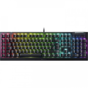 Клавіатура Razer BlackWidow V4 X Yellow Switch RU Black (RZ03-04702500-R3R1) Клавіатура Razer BlackWidow V4 X Yellow Switch RU Black (RZ03-04702500-R3R1)