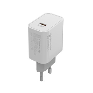 Сетевое зарядное устройство ColorWay Power Delivery Port PPS USB Type-C (30W) White (CW-CHS038PD-WT) Сетевое зарядное устройство ColorWay Power Delivery Port PPS USB Type-C (30W) White (CW-CHS038PD-WT)