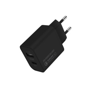 Сетевое зарядное устройство ColorWay (1USB Type-C PDx3A;1USBx4A) Black (CW-CHS025QPD-BK) Сетевое зарядное устройство ColorWay (1USB Type-C PDx3A;1USBx4A) Black (CW-CHS025QPD-BK)