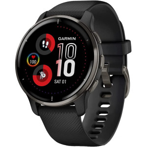 Смарт-годинник Garmin Venu 2 Plus Slate/Black with Black Band (010-02496-51) Смарт-годинник Garmin Venu 2 Plus Slate/Black with Black Band (010-02496-51)