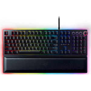 Клавиатура Razer Huntsman Elite Clicky Optical switch RU Black (RZ03-01870700-R3R1) USB Клавиатура Razer Huntsman Elite Clicky Optical switch RU Black (RZ03-01870700-R3R1) USB