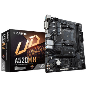 Материнская плата Gigabyte A520M H Socket AM4 Материнская плата Gigabyte A520M H Socket AM4
