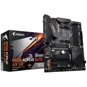 Материнская плата Gigabyte B550 Aorus Elite AX V2 Socket AM4 Материнская плата Gigabyte B550 Aorus Elite AX V2 Socket AM4