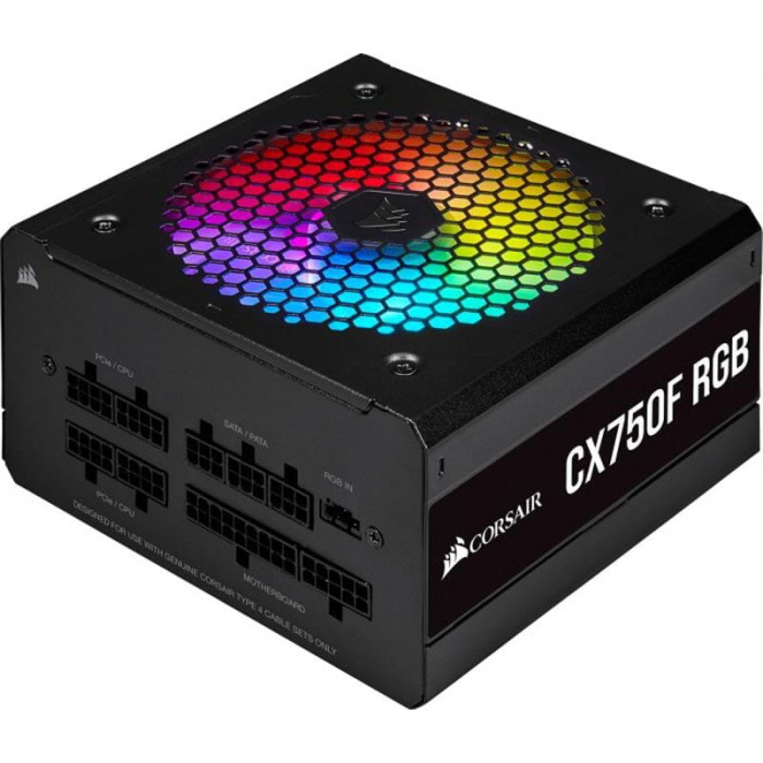 Блок живлення Corsair CX750F RGB (CP-9020218-EU) 750W