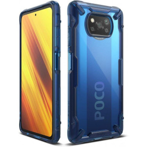 Чехол-накладка Ringke Fusion X для Xiaomi Poco X3 Space Blue (RCX4806) Чехол-накладка Ringke Fusion X для Xiaomi Poco X3 Space Blue (RCX4806)