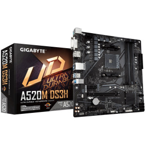Материнская плата Gigabyte A520M DS3H Socket AM4 Материнская плата Gigabyte A520M DS3H Socket AM4