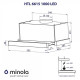 Вытяжка Minola HTL 6615 WH 1000 LED