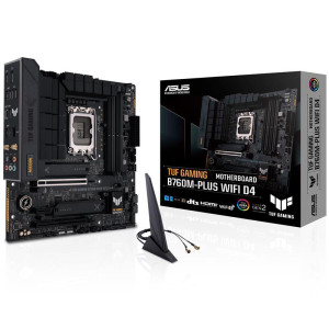 Материнская плата Asus TUF Gaming B760M-Plus WiFi D4 Socket 1700 Материнская плата Asus TUF Gaming B760M-Plus WiFi D4 Socket 1700