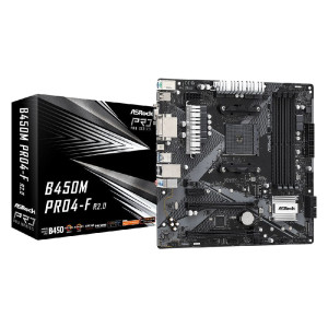 ASRock B450M Pro4-F R2.0 Socket AM4 ASRock B450M Pro4-F R2.0 Socket AM4