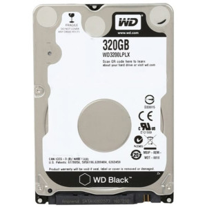 HDD 2.5" SATA-3 320Gb WD, 32Mb, 7200rpm, Black (WD3200LPLX)