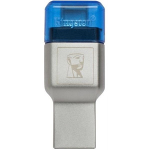 Картрідер Kingston MobileLite Duo 3C Dual Interface USB3.1 Type-A and Type-C microSD (FCR-ML3C) Metall Casing