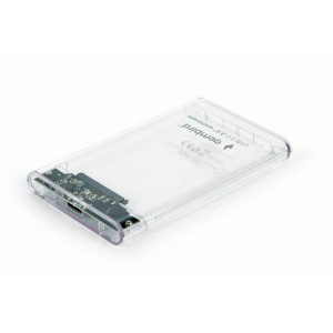 Зовнішня кишеня Gembird SATA HDD 2.5", USB 3.0, пластик, Transparent (EE2-U3S9-6) Зовнішня кишеня Gembird SATA HDD 2.5", USB 3.0, пластик, Transparent (EE2-U3S9-6)