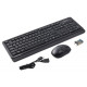 Комплект (клавіатура, миша) беспроводной A4Tech FG1012 Black USB