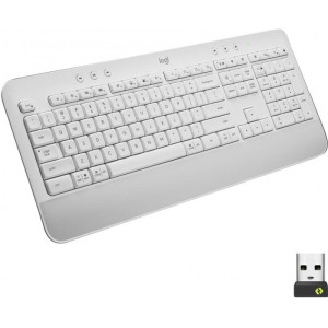 Клавiатура бездротова Logitech Signature K650 US OffWhite USB (920-010977)