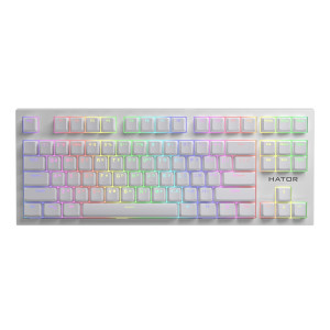 Клавиатура беспроводная Hator Skyfall TKL Pro Wireless ENG/UKR/RUS (HTK-664) White Клавиатура беспроводная Hator Skyfall TKL Pro Wireless ENG/UKR/RUS (HTK-664) White