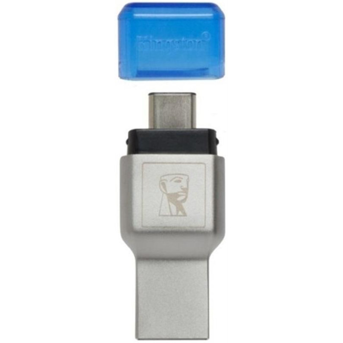 Картрідер Kingston MobileLite Duo 3C Dual Interface USB3.1 Type-A and Type-C microSD (FCR-ML3C) Metall Casing