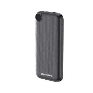Универсальная мобильная батарея ColorWay Slim, LCD 10000mAh Black (CW-PB100LPH2BK-D) Универсальная мобильная батарея ColorWay Slim, LCD 10000mAh Black (CW-PB100LPH2BK-D)