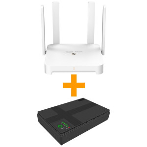 Беспроводной маршрутизатор Ruijie Reyee RG-EW1800GX PRO + ИБП Yepo Mini Smart Portable UPS Беспроводной маршрутизатор Ruijie Reyee RG-EW1800GX PRO + ИБП Yepo Mini Smart Portable UPS
