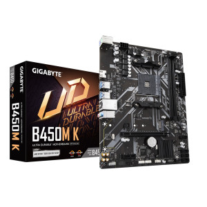 Материнская плата Gigabyte B450M K Socket AM4 Материнская плата Gigabyte B450M K Socket AM4
