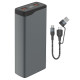 Універсальна мобільна батарея 4smarts VoltHub Pro 26800mAh 22.5W with Quick Charge, PD gunmetal *Select Edition*