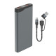 Универсальная мобильная батарея 4smarts VoltHub Pro 10000mAh 22.5W with Quick Charge, PD gunmetal *Select Edition*