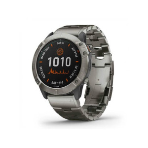 Смарт-годинник Garmin Fenix 6X Pro Solar Titanium with Vented Titanium Bracelet (010-02157-24)