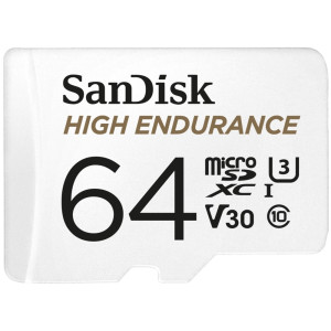 Карта памяти MicroSDXC 64GB UHS-I/U3 Class 10 SanDisk High Endurance R100/W40MB/s + SD-adapter (SDSQQNR-064G-GN6IA) Карта памяти MicroSDXC 64GB UHS-I/U3 Class 10 SanDisk High Endurance R100/W40MB/s + SD-adapter (SDSQQNR-064G-GN6IA)