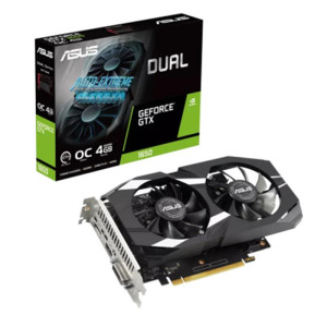 Видеокарта GF GTX 1650 4GB GDDR6 Dual OC D6 V2 Asus (DUAL-GTX1650-O4GD6-P-V2) Видеокарта GF GTX 1650 4GB GDDR6 Dual OC D6 V2 Asus (DUAL-GTX1650-O4GD6-P-V2)