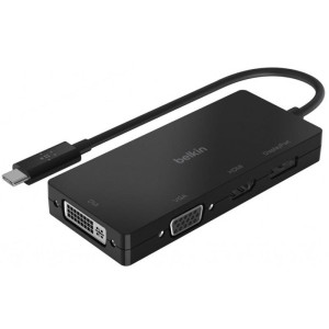 Концентратор USB Type-C Belkin HDMI, VGA, DVI, DisplayPort Black (AVC003BTBK) Концентратор USB Type-C Belkin HDMI, VGA, DVI, DisplayPort Black (AVC003BTBK)