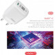 Сетевое зарядное устройство Intaleo TCGQPD120L (1USBx3A) White (1283126510007) + кабель Lightning
