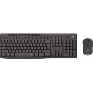 Комплект (клавiатура, миша) бездротовий Logitech MK295 Combo Black USB (920-009800)