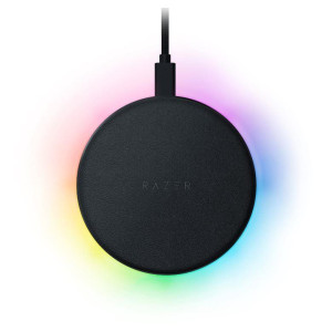 Беспроводное зарядное устройство Razer Chroma Charging Pad 10W Fast WL Charger RGB Black (RC21-01600100-R371) Беспроводное зарядное устройство Razer Chroma Charging Pad 10W Fast WL Charger RGB Black (RC21-01600100-R371)