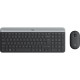 Комплект (клавиатура, мышь) Logitech MK470 Wireless Slim Graphite (920-009206)