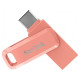 Флеш-накопичувач USB 128GB Type-C SanDisk Dual Drive Go Peach (SDDDC3-128G-G46PC)