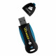 USB3.0 64GB Corsair Flash Voyager water-resistant all-rubber housing R190/W55MB/s (CMFVY3A-64GB)