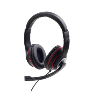 Гарнитура Gembird MHS-03-BKRD Black/Red Гарнитура Gembird MHS-03-BKRD Black/Red