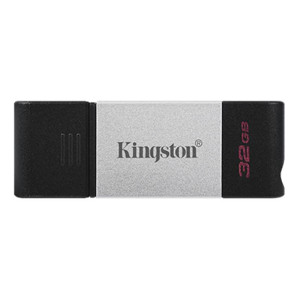 Флеш-накопичувач USB3.2 32GB Type-C Kingston DataTraveler 80 Grey/Black (DT80/32GB) Флеш-накопичувач USB3.2 32GB Type-C Kingston DataTraveler 80 Grey/Black (DT80/32GB)
