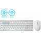 Комплект (клавіатура, миша) Rapoo 9300M Wireless White
