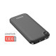 Універсальна мобільна батарея ColorWay Slim, LCD 10000mAh Black (CW-PB100LPH2BK-D)