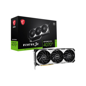 Відеокарта GF RTX 4070 Ti 12GB GDDR6X Ventus 3X E OC MSI (GeForce RTX 4070 Ti VENTUS 3X E 12G OC) Відеокарта GF RTX 4070 Ti 12GB GDDR6X Ventus 3X E OC MSI (GeForce RTX 4070 Ti VENTUS 3X E 12G OC)