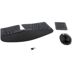 Комплект (клавіатура, миша) бездротовий Microsoft (L5V-00017) Sculpt Ergonomic Desktop Black USB Комплект (клавіатура, миша) бездротовий Microsoft (L5V-00017) Sculpt Ergonomic Desktop Black USB