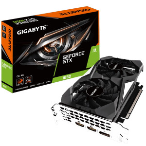 Видеокарта GF GTX 1650 4GB GDDR5 OC Gigabyte (GV-N1650OC-4GD) Видеокарта GF GTX 1650 4GB GDDR5 OC Gigabyte (GV-N1650OC-4GD)
